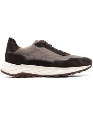 Henderson Low-Top Leather Trainers - Brown