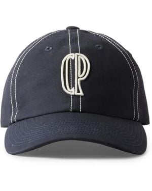Claudie Pierlot Embroidered Cp Monogram Cap - Blue