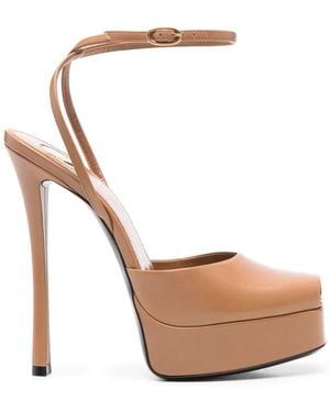 Saint Laurent La Scandale サンダル - ホワイト