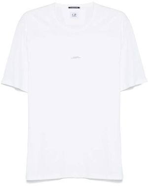 C.P. Company T-Shirt Mit Logo-Print - Weiß
