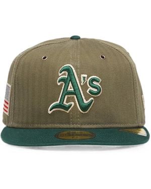 KTZ 59Fifty Herringbone Baseball Cap - Green