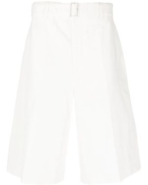 Jil Sander フレア バミューダショーツ - ホワイト