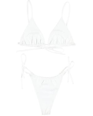 Swim By Di Triangle-Cup Bikini - White