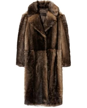 Nili Lotan Ingrid Fur Coat - Brown