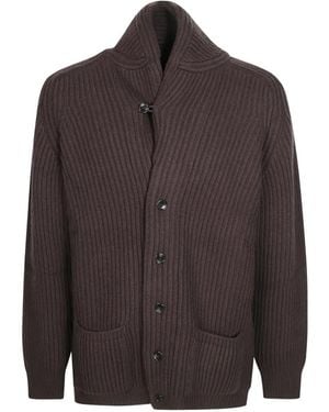 Filson Bristol Ribbed-Knit Cardigan - Brown