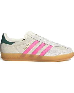 adidas Gazelle White/Pink/Gum Sneakers