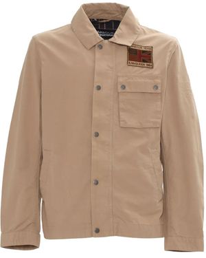 Barbour Workers Patch-Pocket Cotton Jacket - Natural