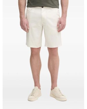 ARMANI EXCHANGE Logo-Plaque Chino Shorts - Natural