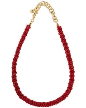 Ulla Johnson Collana Con Perline - Rosso