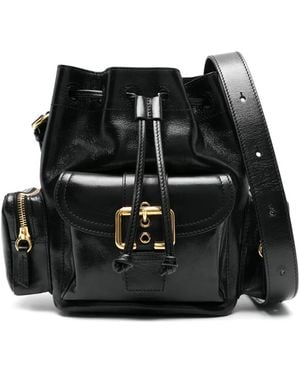 Chloé Beuteltasche Aus Leder - Schwarz