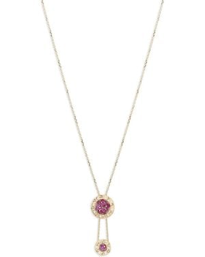 Officina Bernardi Collar Senzatempo Essence Con Rubí - Blanco