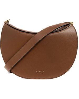 Wandler Big Kate Leather Shoulder Bag - Brown