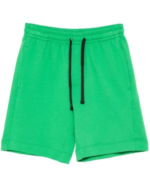 Notrainproof Drawstring-Waist Track Shorts - Green
