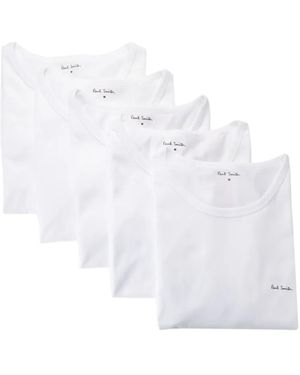 Paul Smith Set Di 5 T-Shirt - Bianco