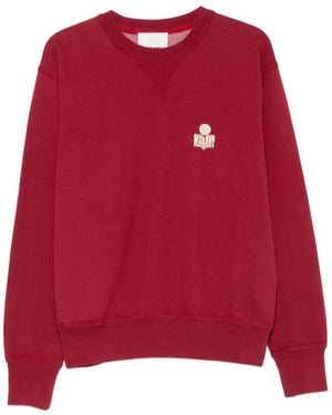 Isabel Marant Sudadera Con Logo Estampado - Rojo