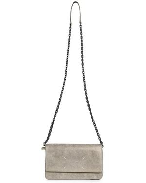 Maison Margiela Medium Four Stitch Chain-Strap Shoulder Bag - Natural