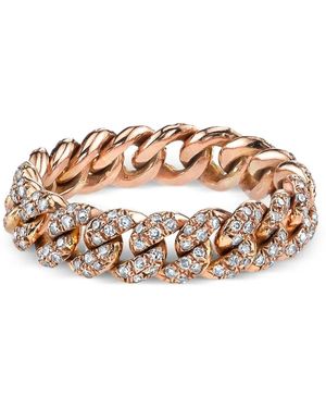 SHAY Pavé Ring Met Diamant - Roze
