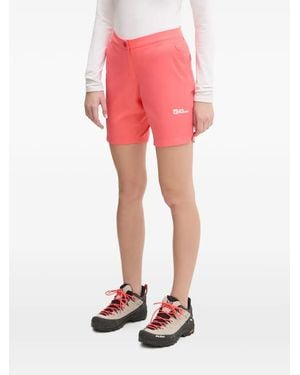 Jack Wolfskin Shorts Hiking Alpine - Rosso