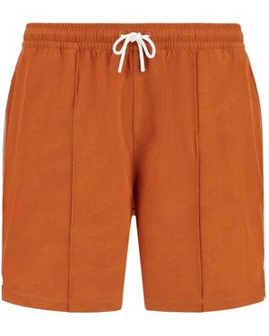 BOGGI Logo-Print Swim Shorts - Orange