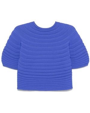 Pleats Please Issey Miyake Mushroom Top - Blue