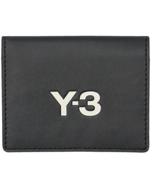 Y-3 Logo-Print Cardholder - Black
