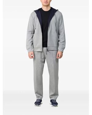 Canali ドローストリング トラックパンツ - グレー