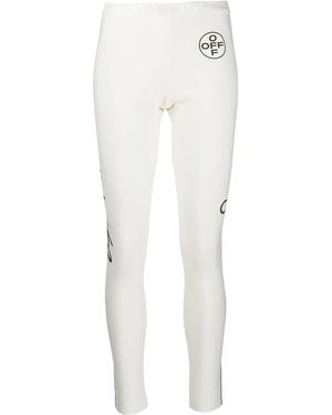 Off-White c/o Virgil Abloh Graphic Print Leggings - White