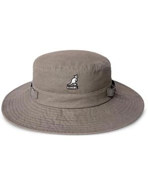 Kangol Logo-Appliqué Sun Hat - Brown