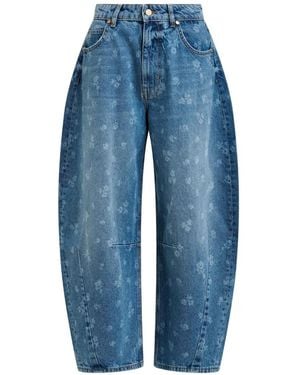 Essentiel Antwerp Floral-Print Jeans - Blue