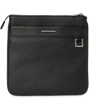 ARMANI EXCHANGE Schultertasche Mit Logo-Schild - Schwarz