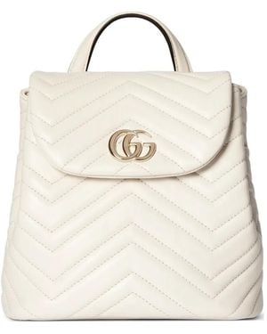 Gucci Mini Gg Marmont Backpack - Natural