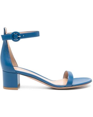 Gianvito Rossi Buckle-Strap Sandals - Blue