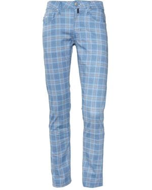 Sartoria Tramarossa Checked Trousers - Blue