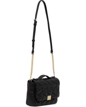 KARL LAGERFELD K/Kuilt Crossbody Top Handle Bag - Black