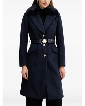 Guess Belted Coat - Blue