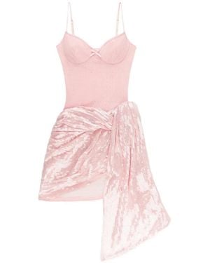 Area Ballerina Sequin-Embellished Dress - Pink