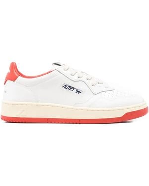 Maison Kitsuné X Autry Medalist Sneakers - White