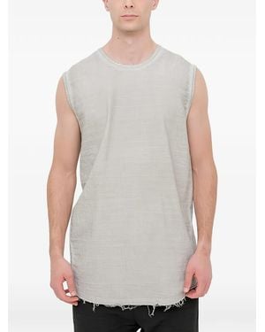 69 by Isaac Sellam Bardeur crew-neck tank top - Grau