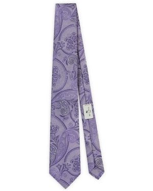 Etro Ties - Purple