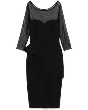 La Petite Robe Di Chiara Boni Skip Illusion Midi Dress - Black