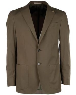 Corneliani Single-Breasted Blazer - Brown