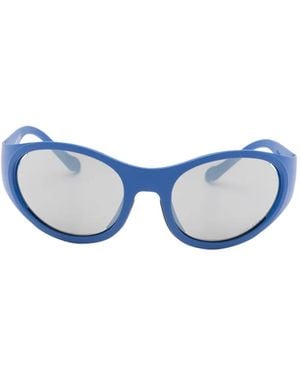 Alba Optics Oval-Frame Sunglasses - Blue