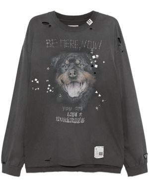 Maison Mihara Yasuhiro Graphic-Print T-Shirt - Gray
