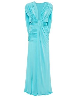 Christopher Esber Ripple Drape Dress - Blue