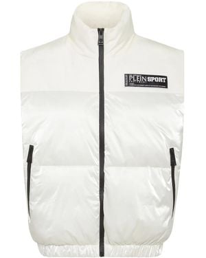 Philipp Plein Padded Gilet - ナチュラル