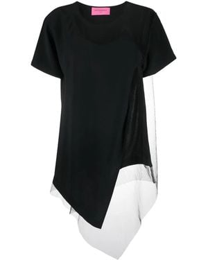 Viktor & Rolf Floating Time Mesh-Panel T-Shirt - Black