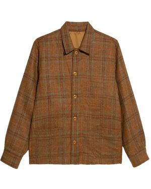 Fortela Seneca Check Jacket - Brown