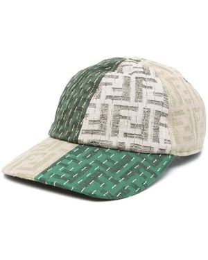 Fendi Cappello Da Baseball Ff - Verde