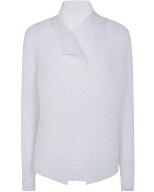 Issey Miyake Long-Sleeves Shirt - White