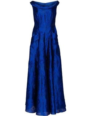 Talbot Runhof Kolja Gown - Blue